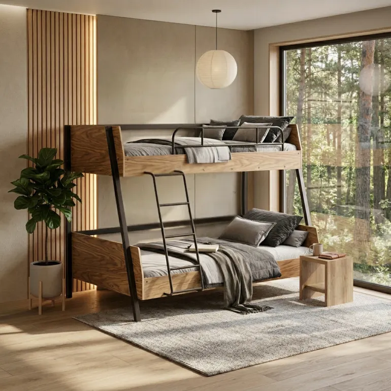 Кровать двухъярусная лофт Аврора 120x90 Эра