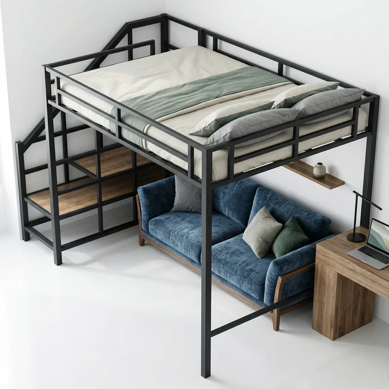 Кровать-чердак Гнездо — maket