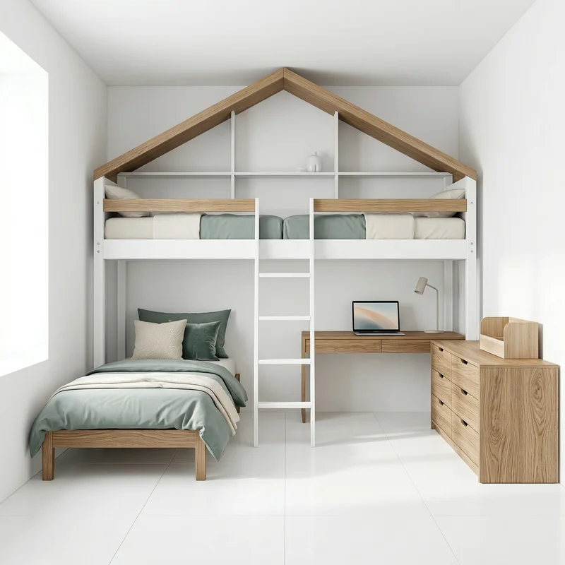 Кровать-чердак Витязь — maket