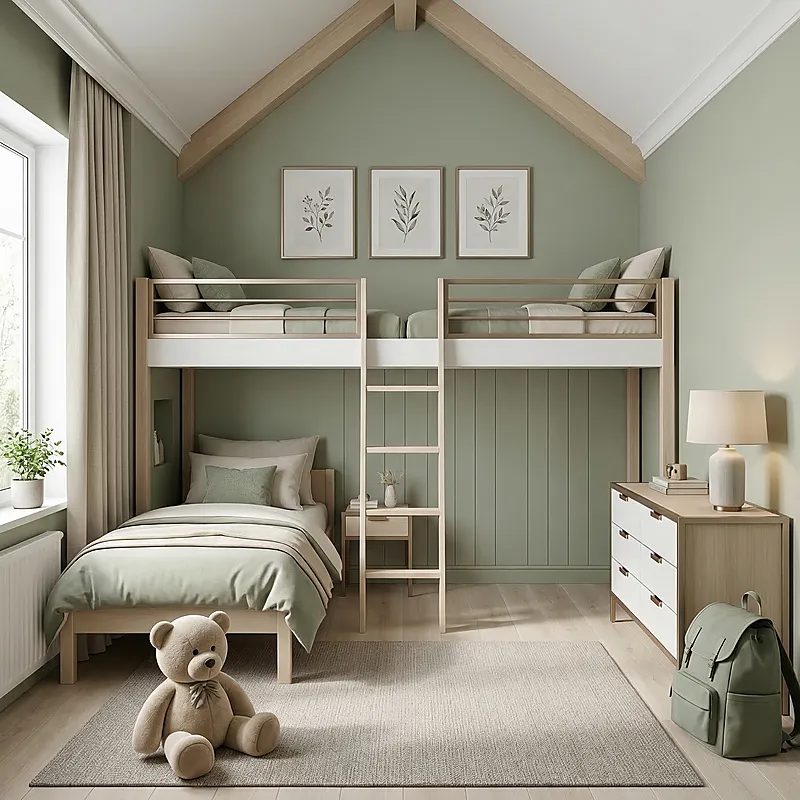 Кровать-чердак Витязь — Eco Sage