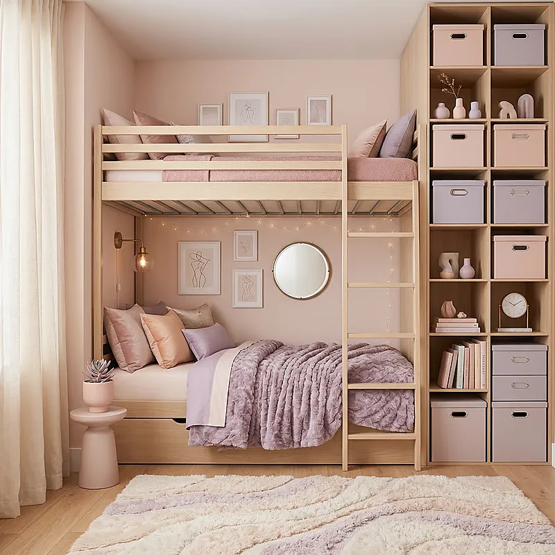 Кровать-чердак Дракон — Girls