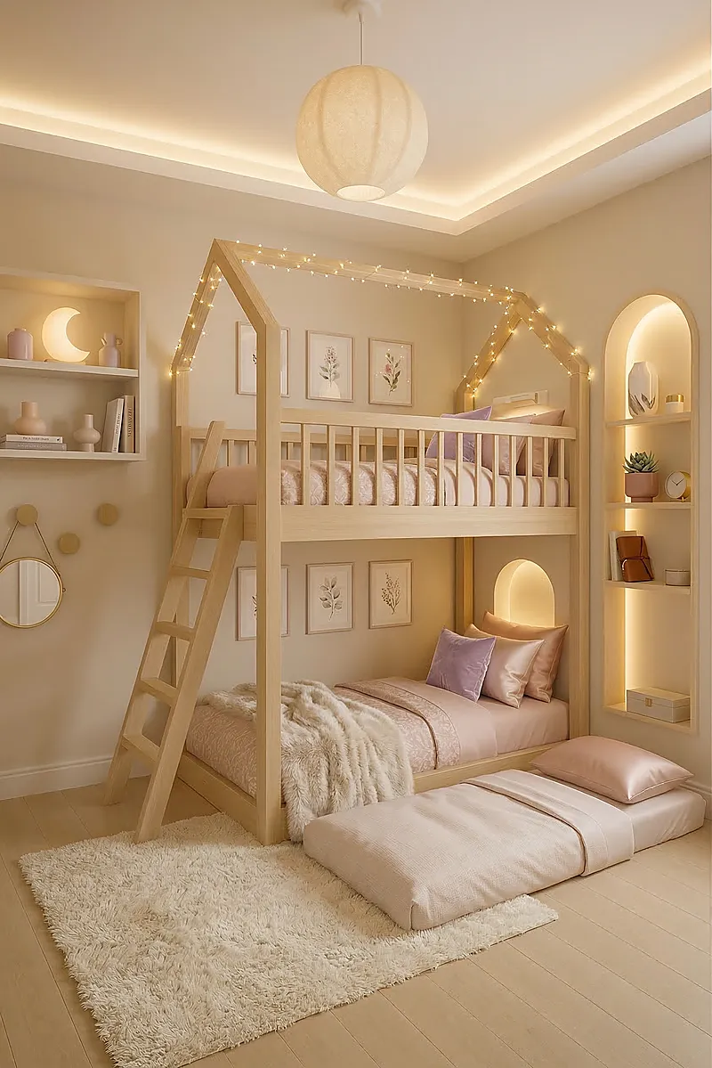 Кровать-чердак Штурман — Girls