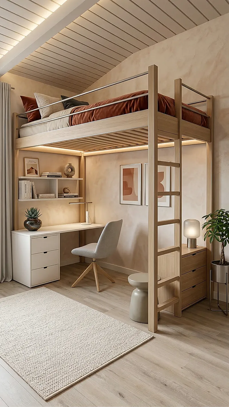 Кровать-чердак Матрос — Eco Warm