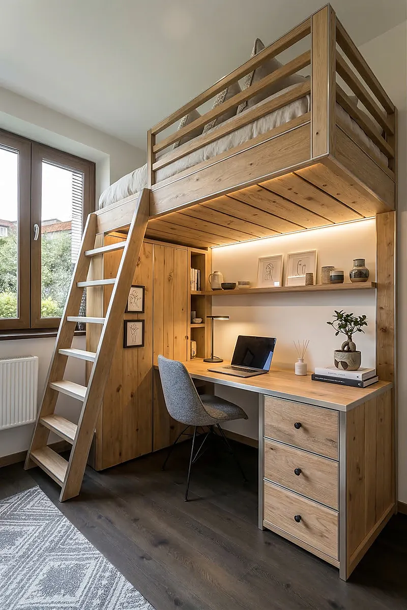 Кровать-чердак Скайлайн — Unisex