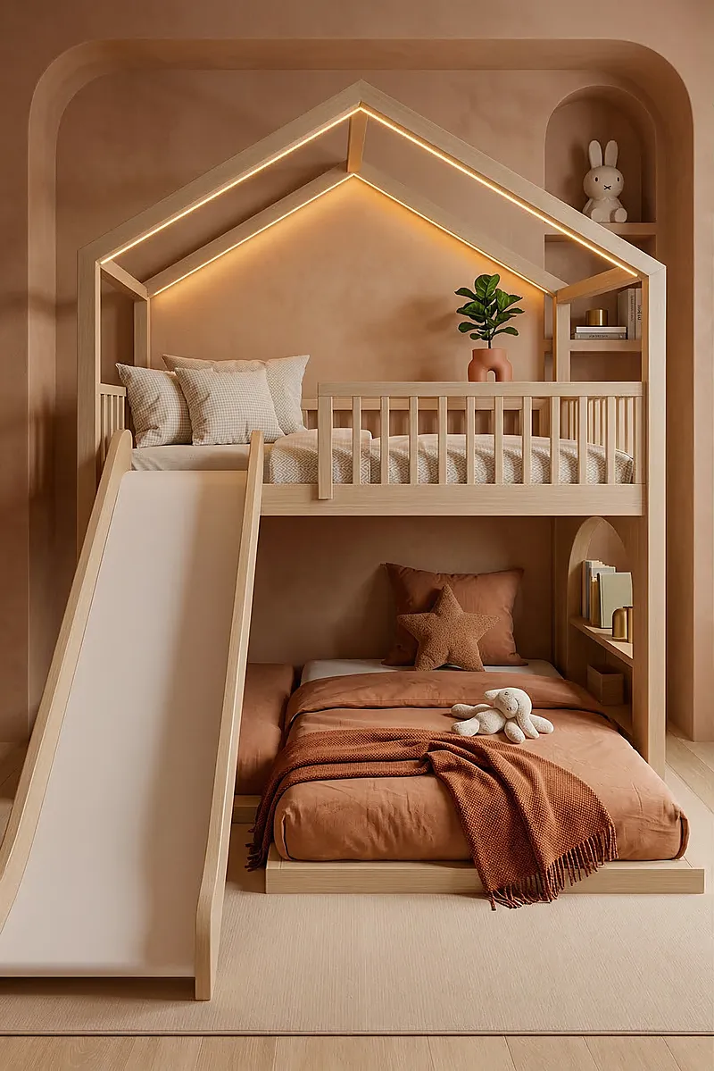 Кровать-чердак Капитан — Eco Warm