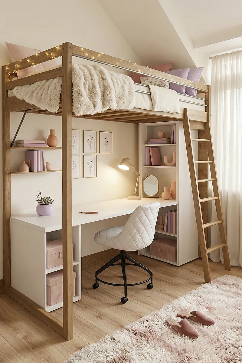 Кровать-чердак Урбан — Girls