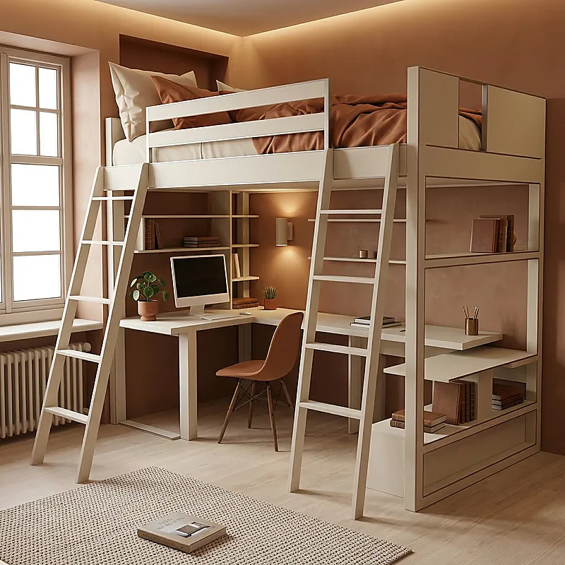 Кровать-чердак Штаб — Eco Warm