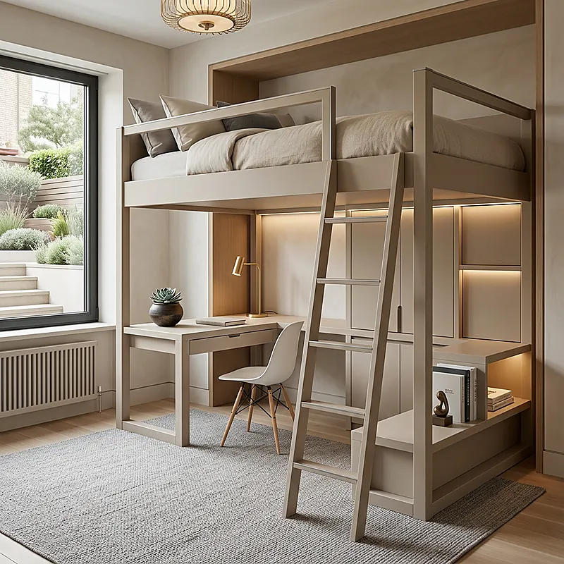 Кровать-чердак Штаб — Unisex