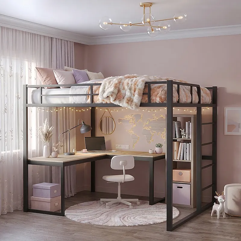 Кровать-чердак Арсенал — Girls