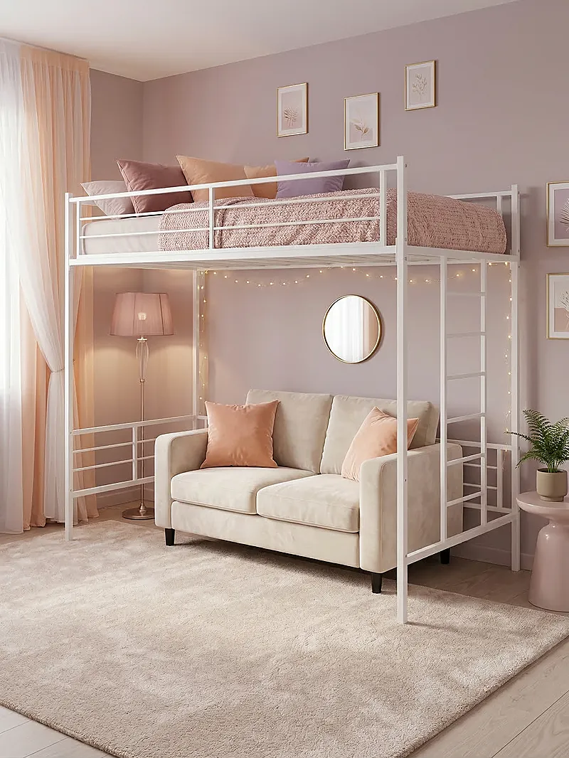 Кровать-чердак Контур — Girls