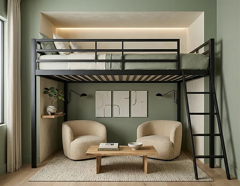 Кровать-чердак Швеллер — Eco Sage