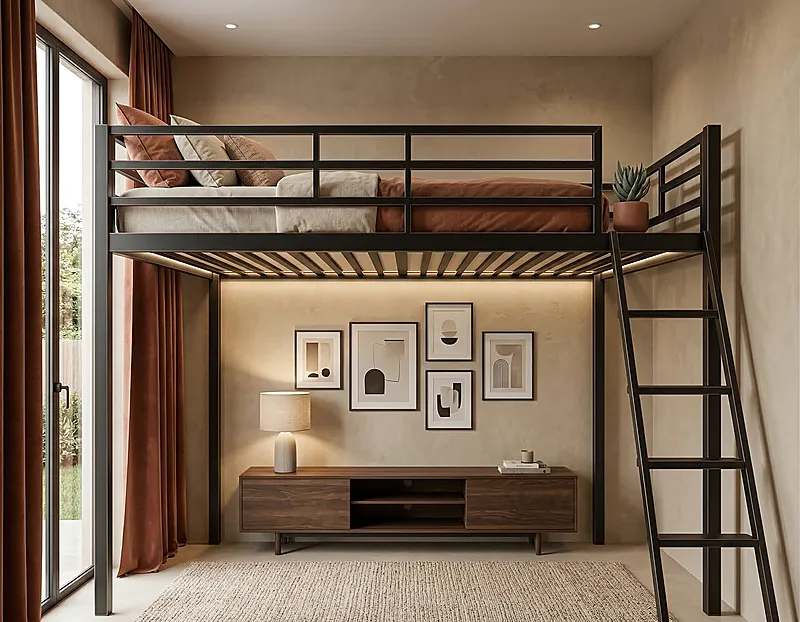 Кровать-чердак Швеллер — Eco Warm