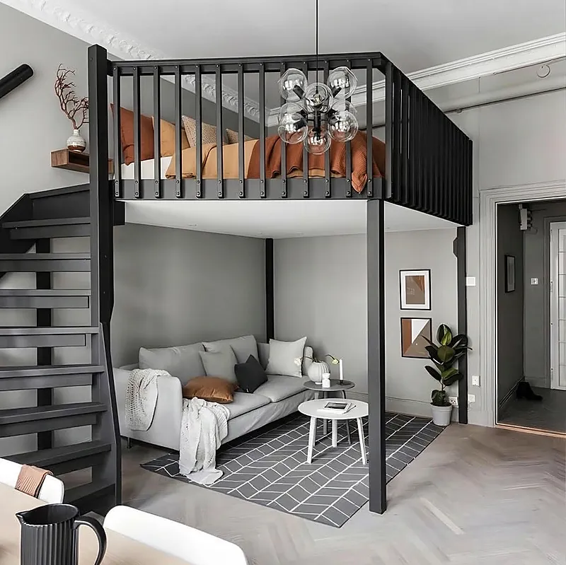 Кровать-чердак Форт — Eco Warm