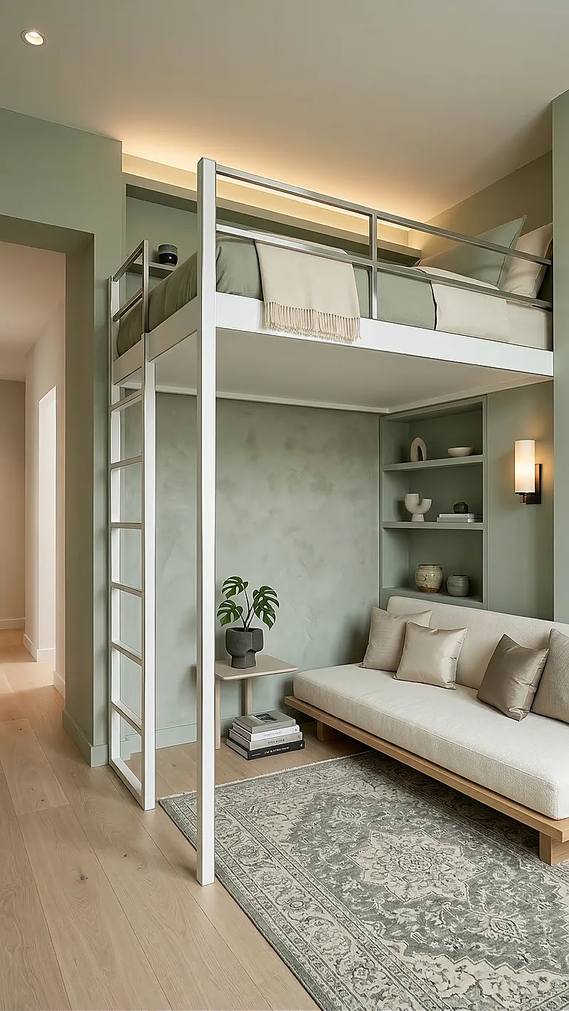 Кровать-чердак Регент — Eco Sage