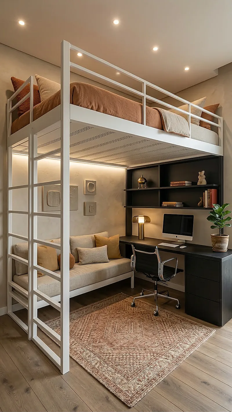 Кровать-чердак Регент — Eco Warm