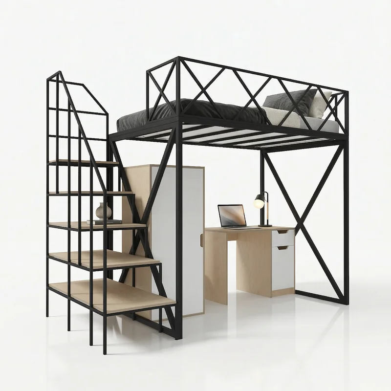 Кровать-чердак Побег — maket