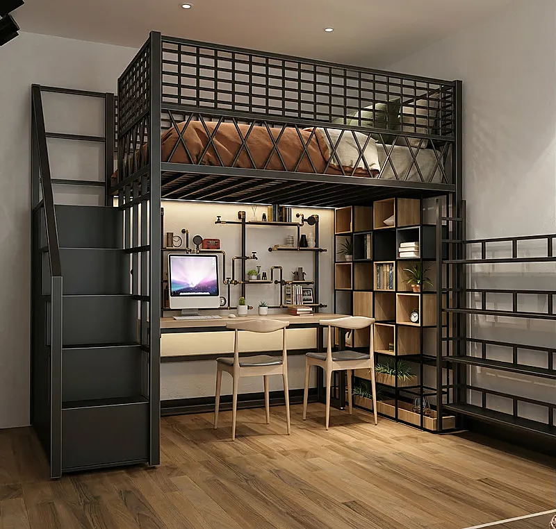 Кровать-чердак Особняк-2 — Eco Warm