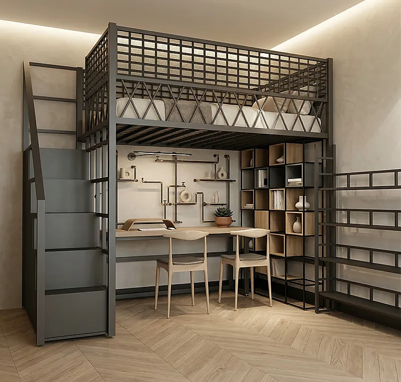 Кровать-чердак Особняк-2 — Unisex