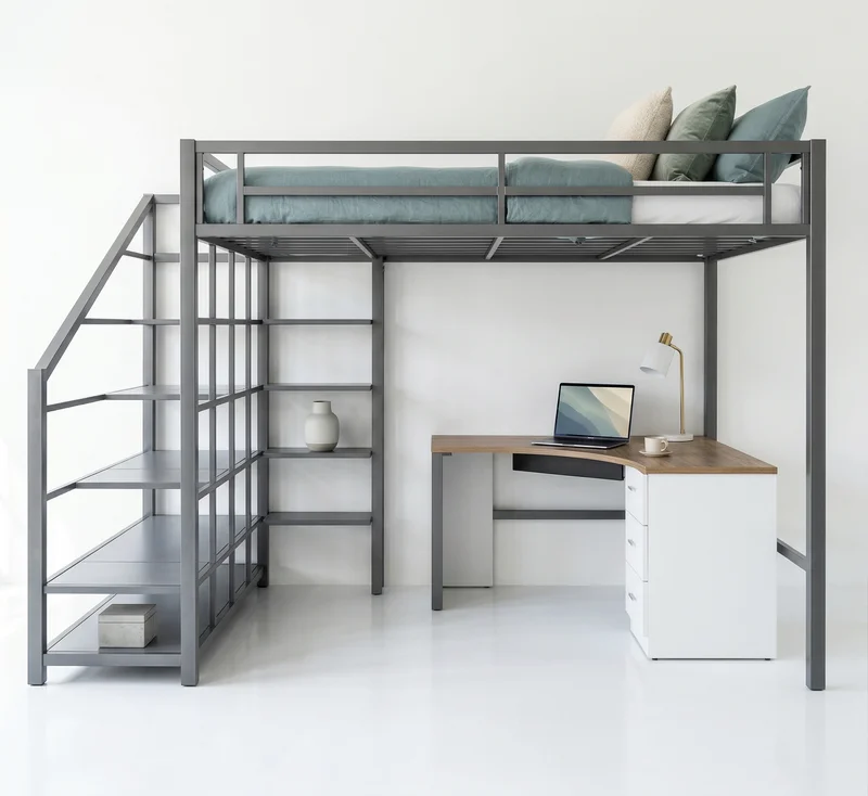 Кровать-чердак Сталь-2 — maket