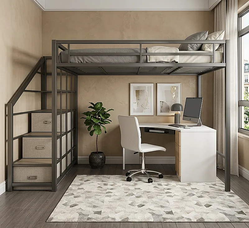 Кровать-чердак Сталь-2 — Unisex