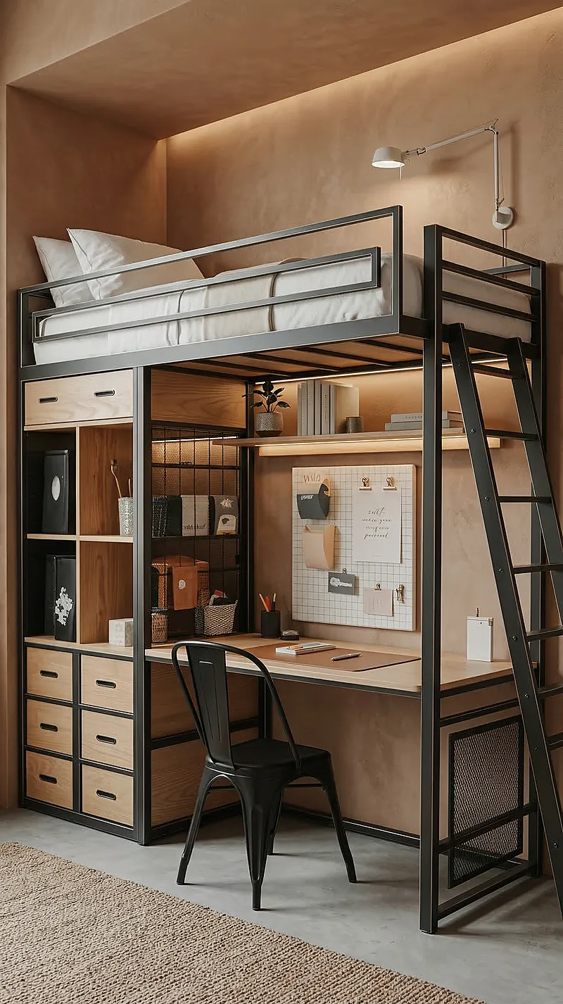 Кровать-чердак Маршал — Eco Warm