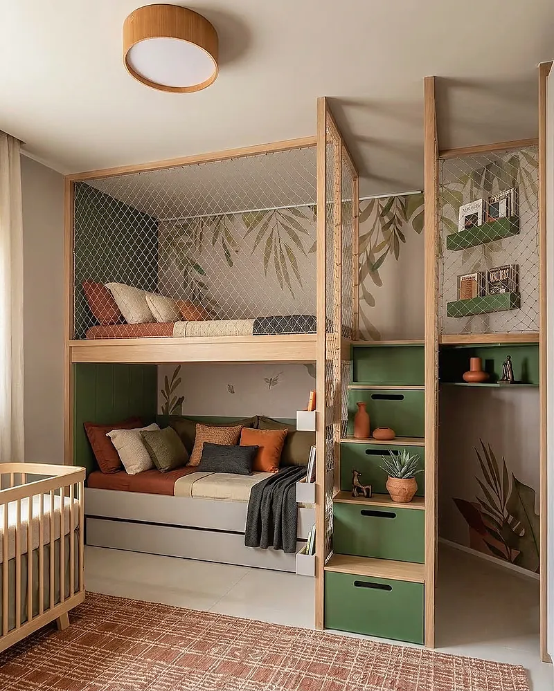 Кровать-чердак Терраса — Eco Warm