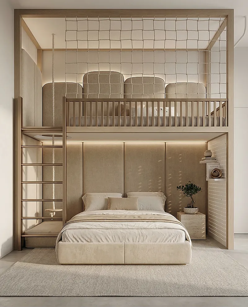 Кровать-чердак Пьедестал — Unisex