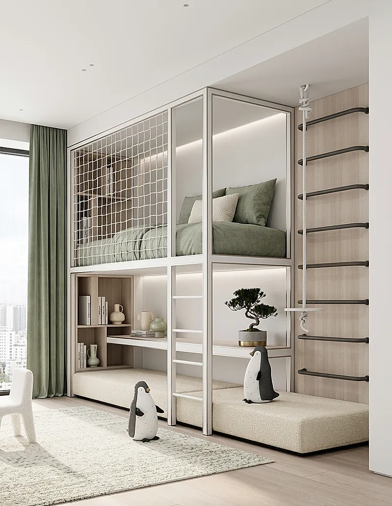 Кровать-чердак Мансарда — Eco Sage