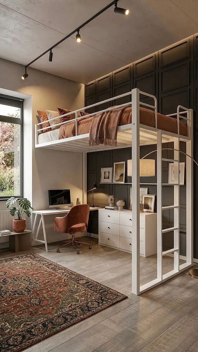 Кровать-чердак Антресоль — Eco Warm