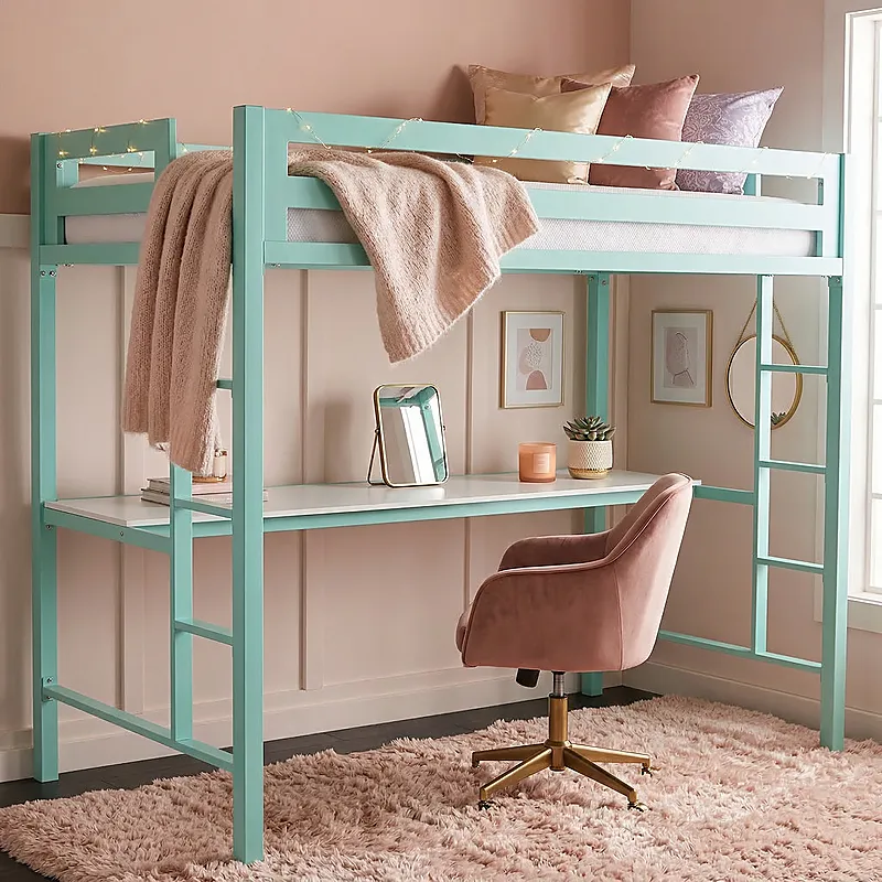 Кровать-чердак Хижина — Girls