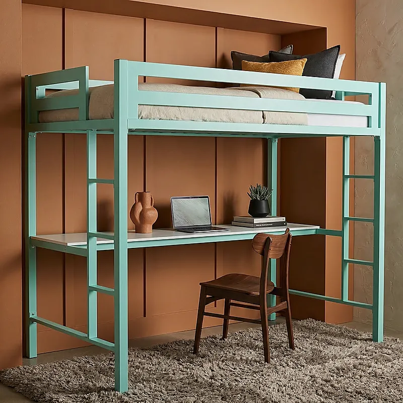 Кровать-чердак Хижина — Eco Warm