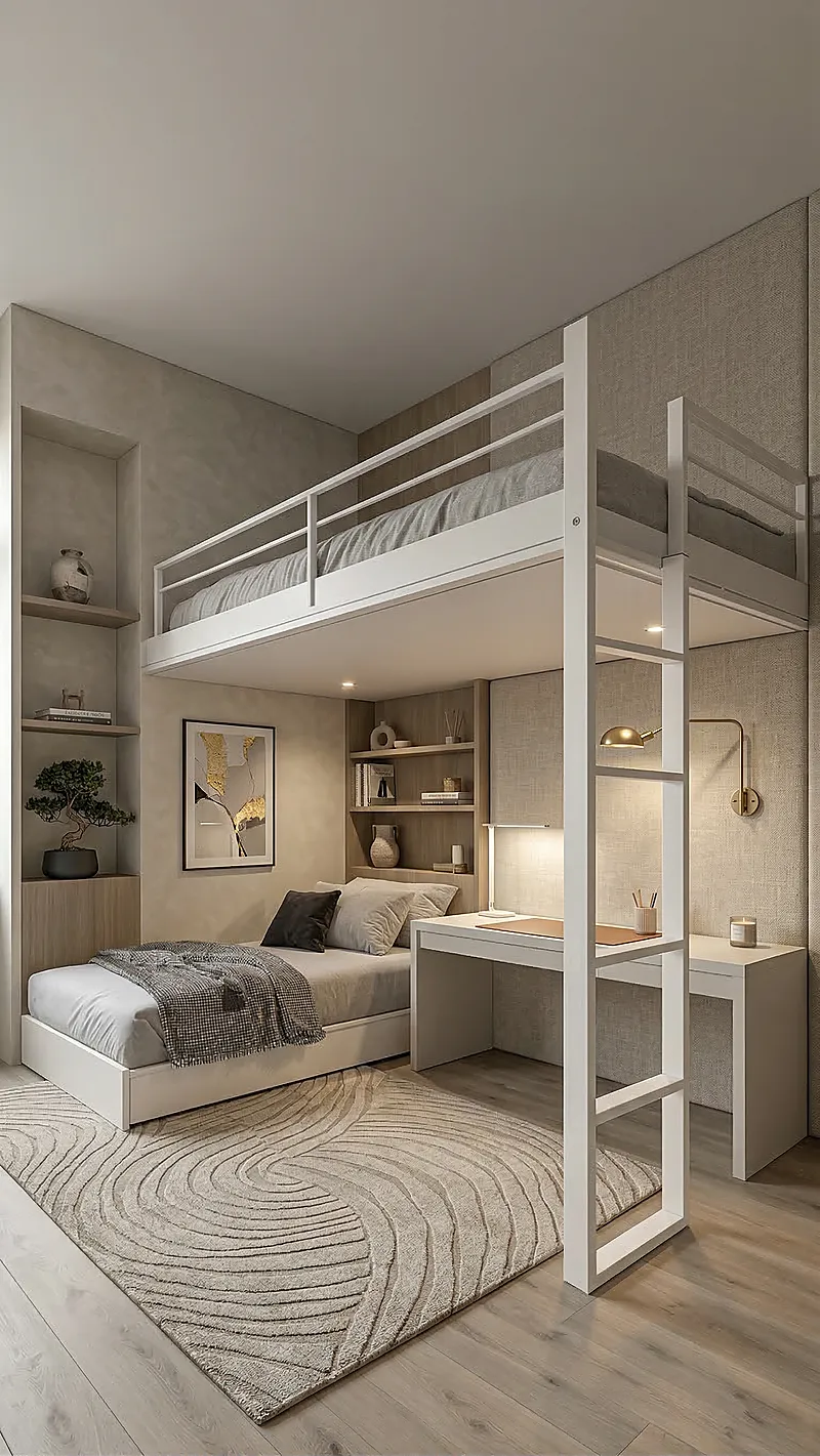 Кровать-чердак Клёпка — Unisex