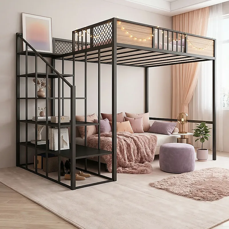 Кровать-чердак Бастион-2 — Girls