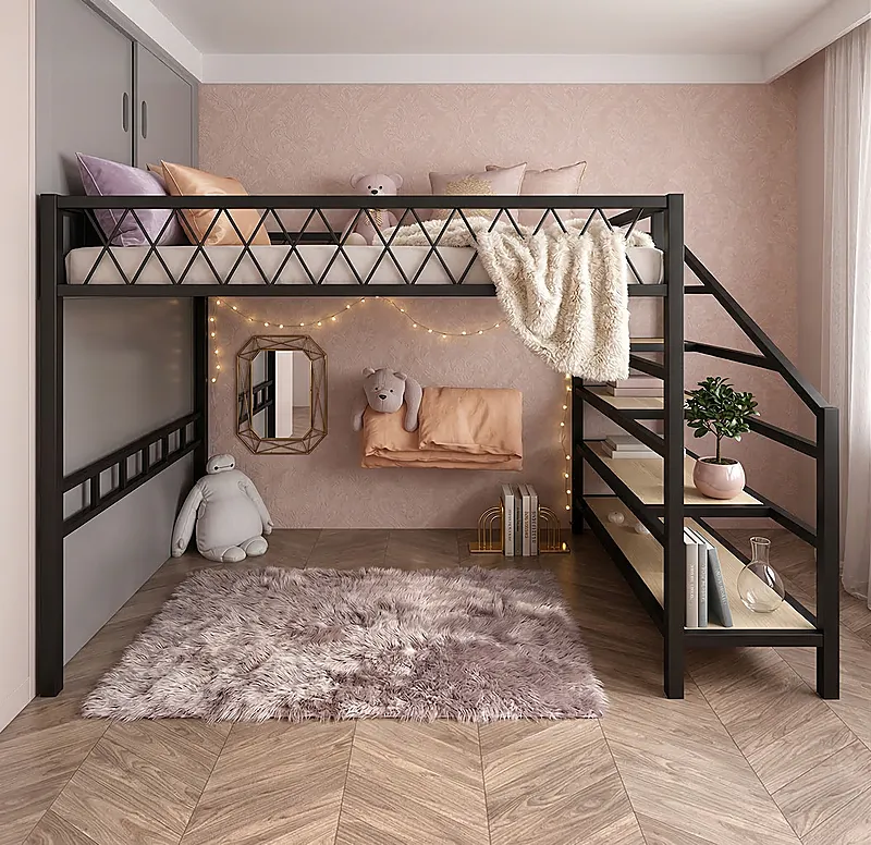 Кровать-чердак Ангар-2 — Girls