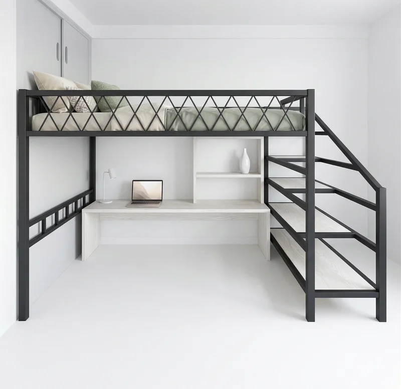 Кровать-чердак Ангар-2 — maket