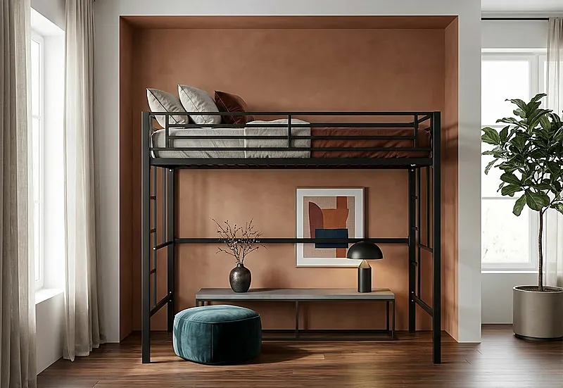 Кровать-чердак Приют — Eco Warm