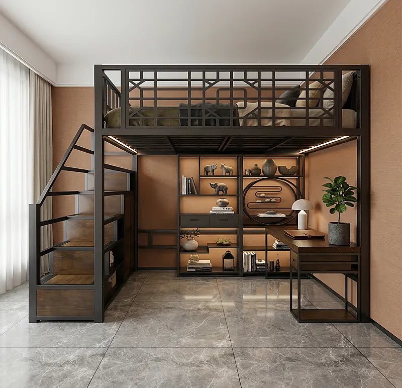 Кровать-чердак Вилла-2 — Eco Warm