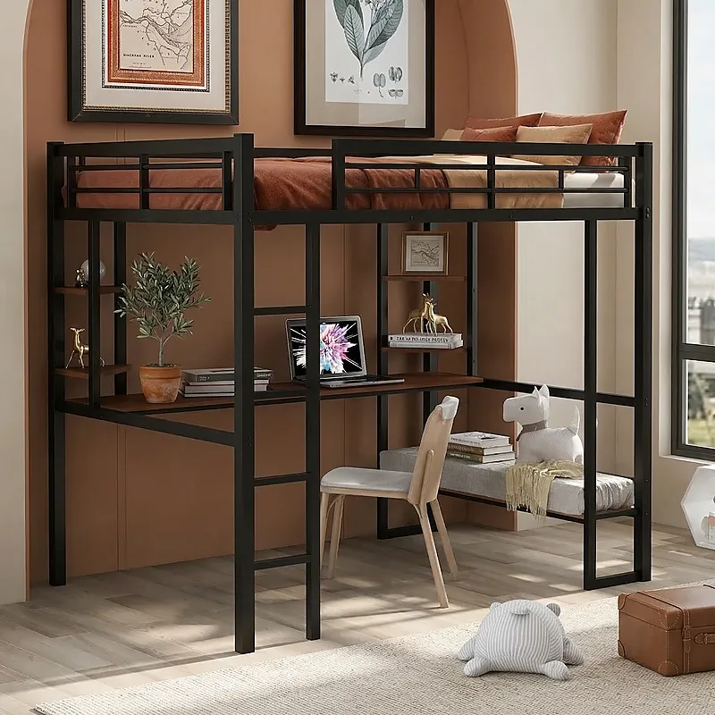 Кровать-чердак Флэт — Eco Warm