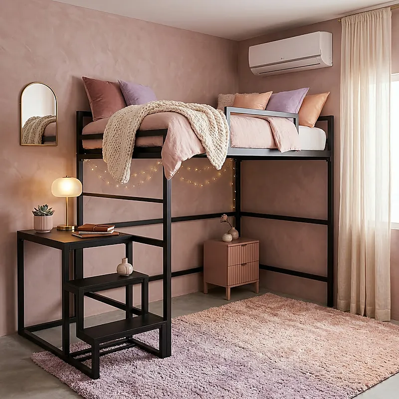 Кровать-чердак Юг — Girls