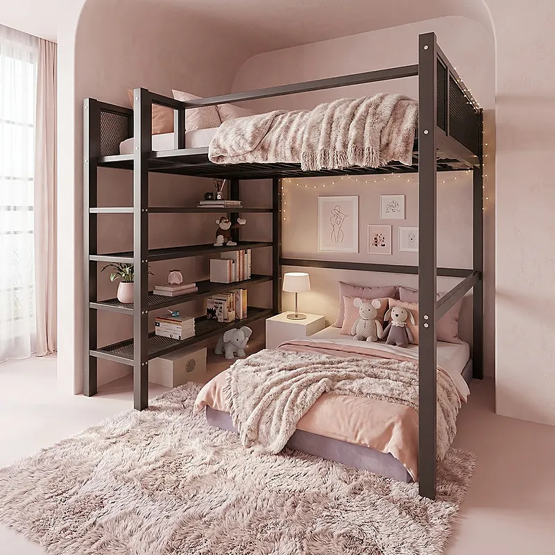 Кровать-чердак Цех — Girls