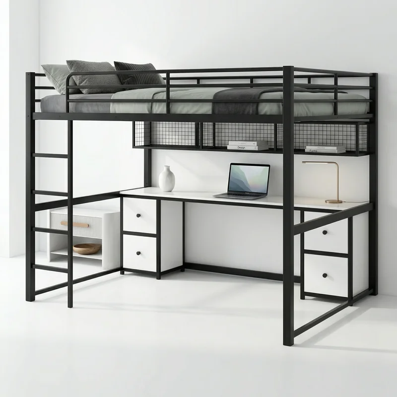 Кровать-чердак Горн — maket