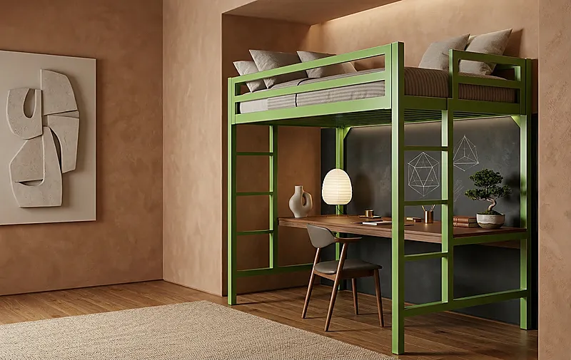 Кровать-чердак Хутор — Eco Warm