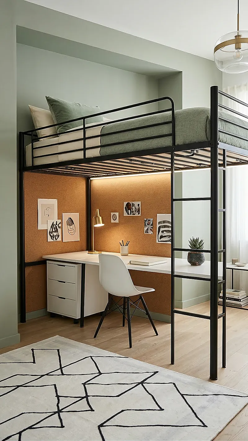 Кровать-чердак Базис — Eco Sage