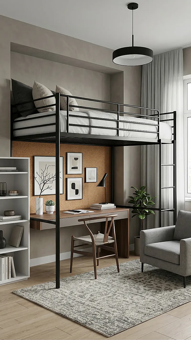 Кровать-чердак Базис — Unisex