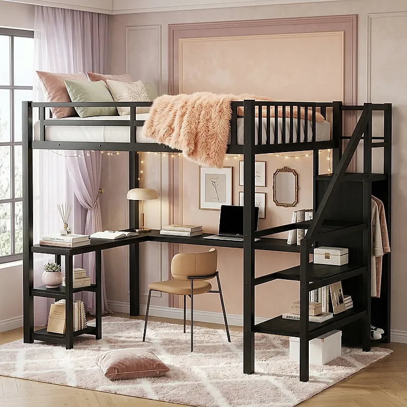 Кровать-чердак Кузня — Girls