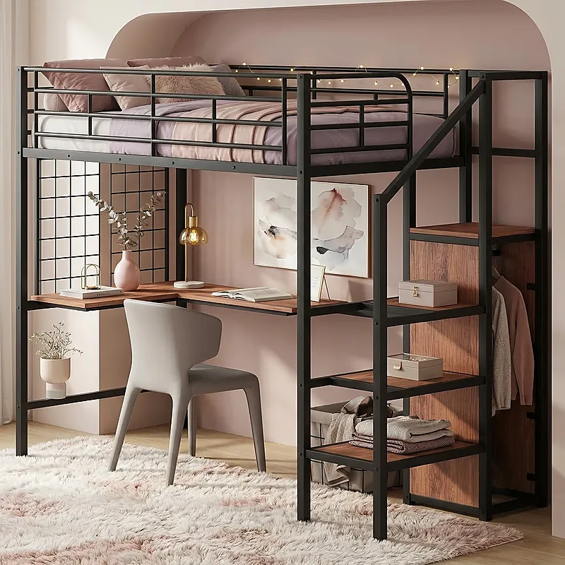 Кровать-чердак Молот — Girls