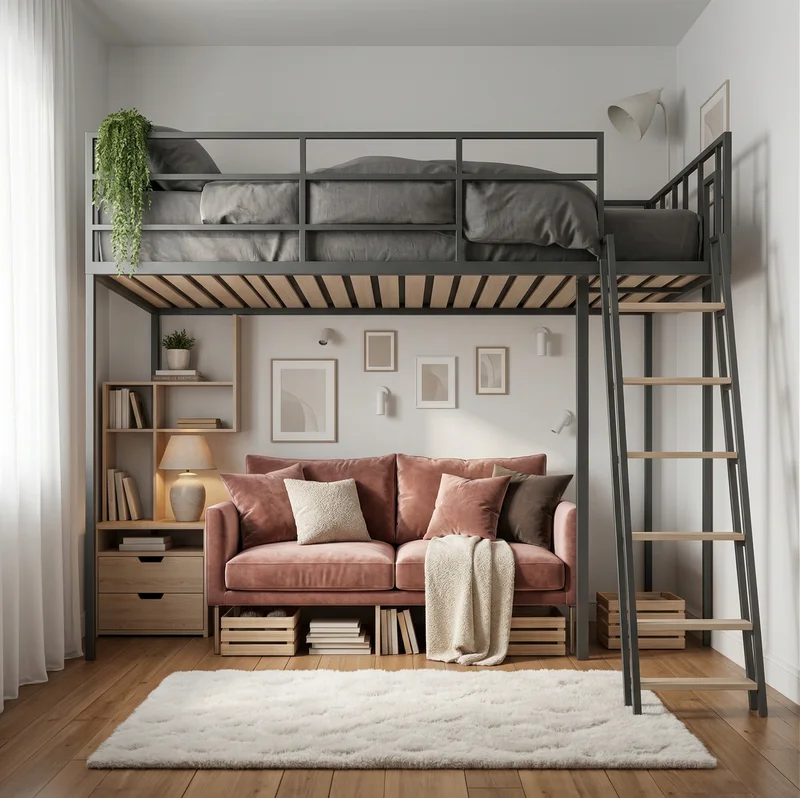 Кровать-чердак Брутал — maket