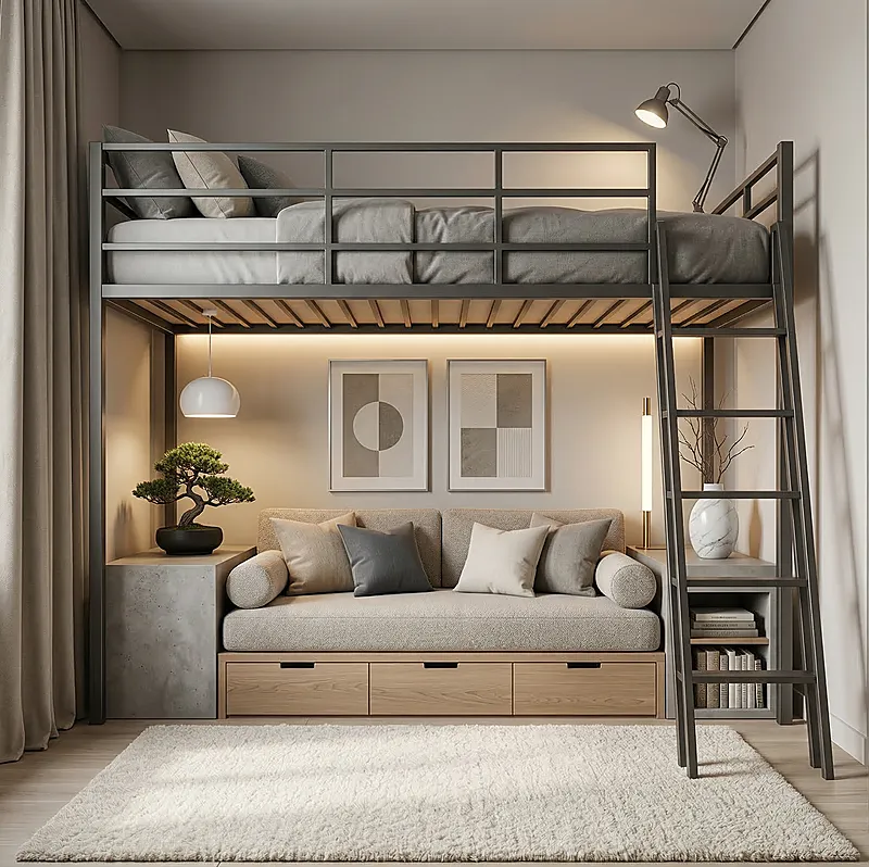 Кровать-чердак Брутал — Unisex