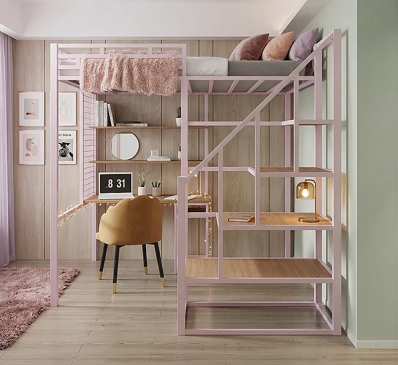 Кровать-чердак Дамба-2 — Girls