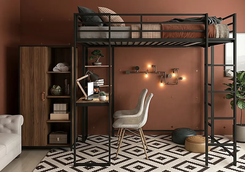 Кровать-чердак Спейс — Eco Warm